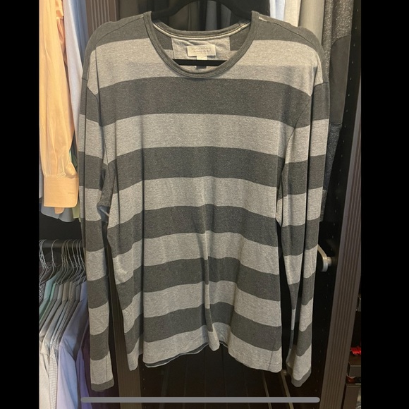 Banana Republic Striped Long Sleeve Shirt